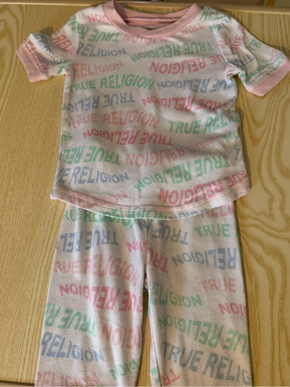 True Religion 2pc PJs - 3T